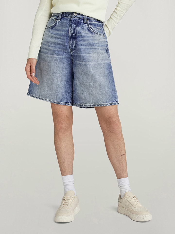 G-Star Szorty dżinsowe w kolorze błękitnym rozmiar: W31