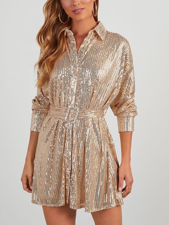 LA Angels Sukienka w kolorze złotym rozmiar: S