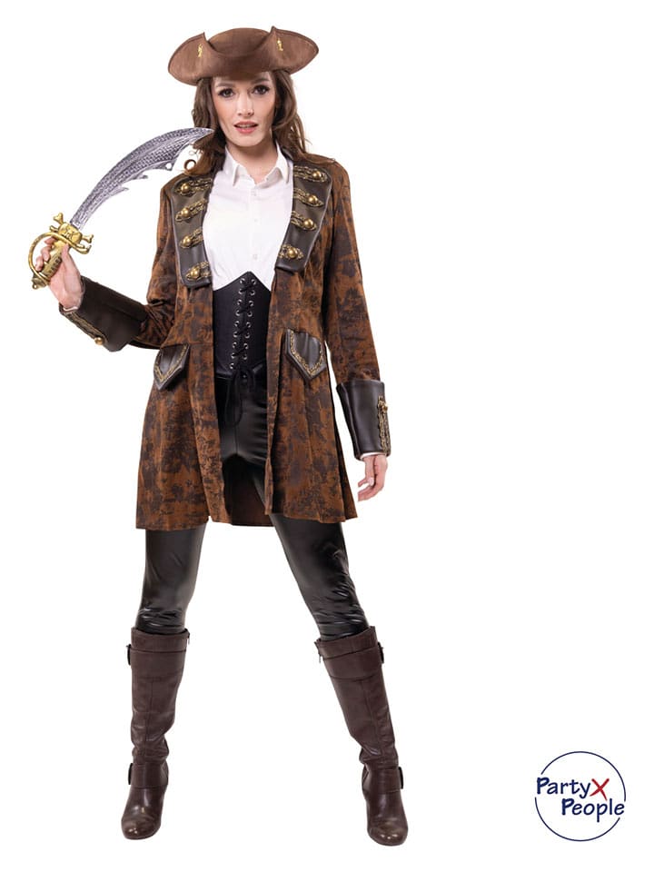 Party x People Płaszcz kostiumowy "Nobility" w kolorze brązowym rozmiar: 46/48