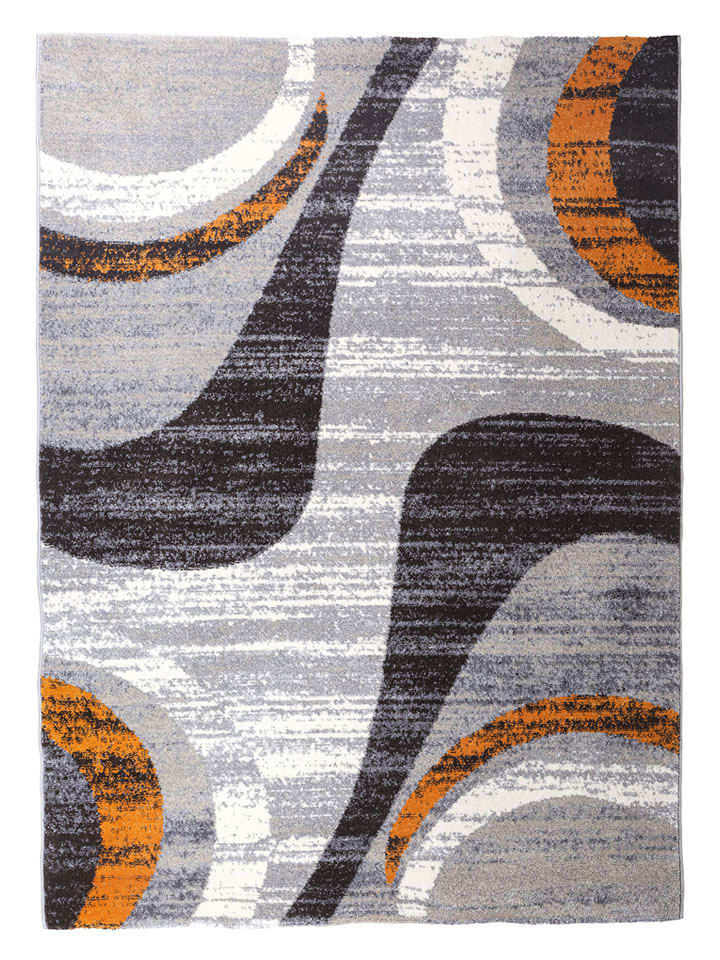 deco Rugs & Carpet Dywan "Decora" w kolorze szaro-pomarańczowym rozmiar: 60x110 cm