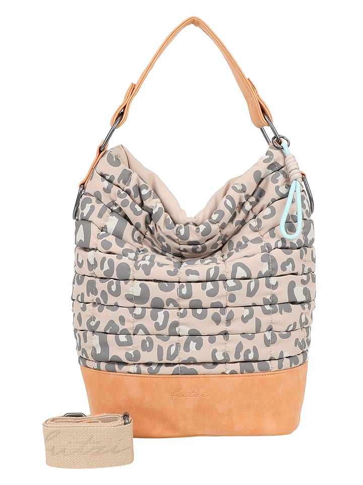 Fritzi aus Preußen Torebka "Olga" w kolorze beżowo-karmelowym - 27 x 37 x 17 cm rozmiar: onesize