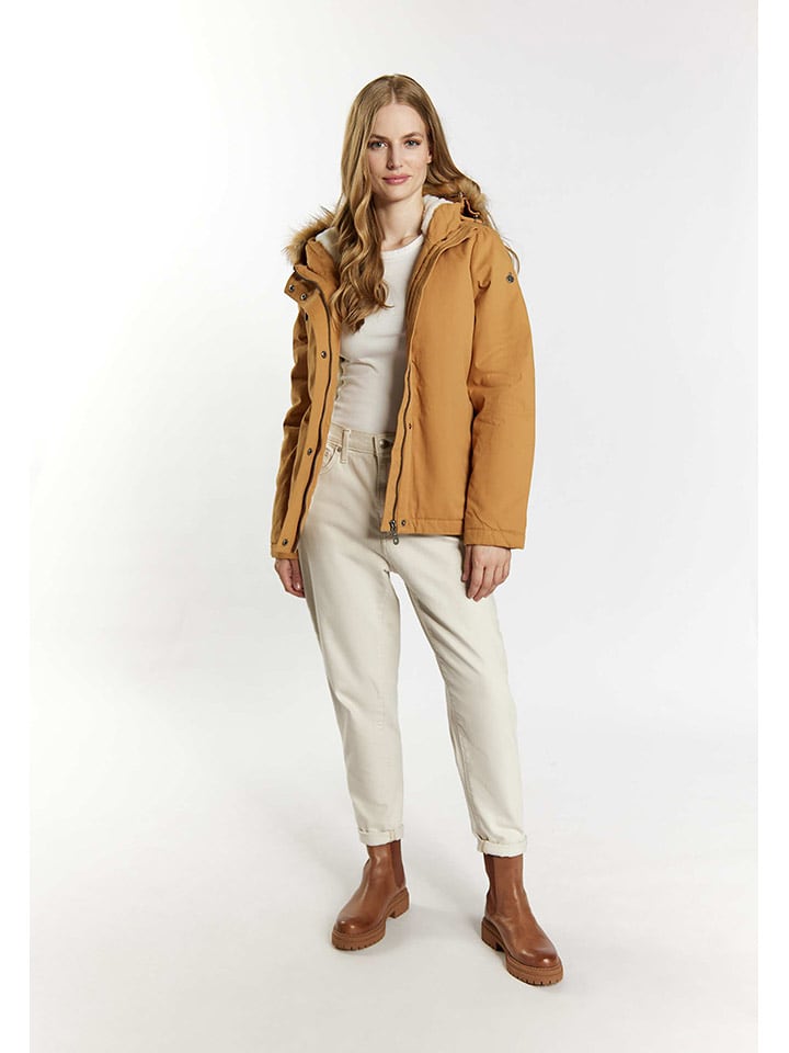 Schmuddelwedda Kurtka zimowa w kolorze jasnobrązowym rozmiar: XL