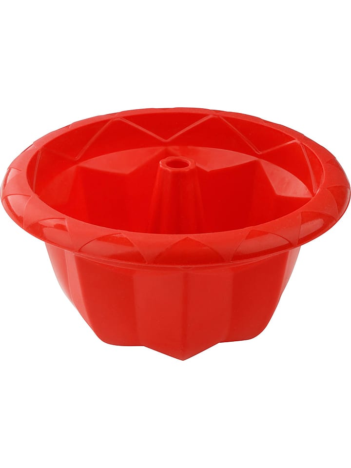 Dr. Oetker Silikonowa foremka "Flexxibel Love" w kolorze czerwonym - Ø 18 cm rozmiar: onesize