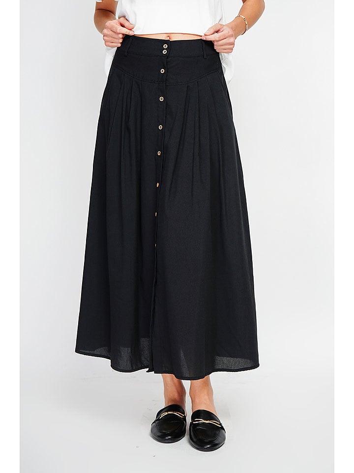 Le Jardin du Lin Spódnica w kolorze czarnym rozmiar: 38