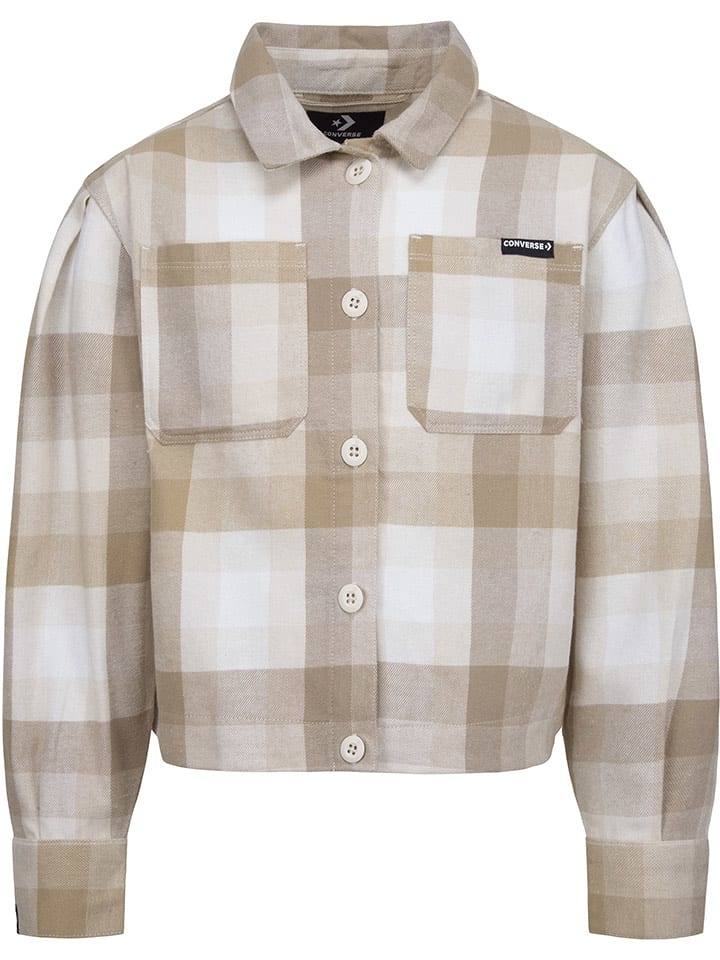 Converse Kurtka koszulowa w kolorze jasnobrązowym rozmiar: 128-140