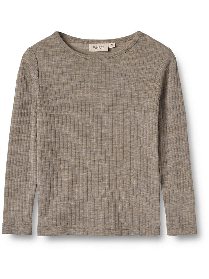 Wheat Koszulka "Alfie" w kolorze szaro-jasnobrązowym rozmiar: 116