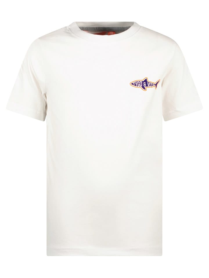 Tygo & Vito Koszulka "Dylan" w kolorze białym rozmiar: 110/116