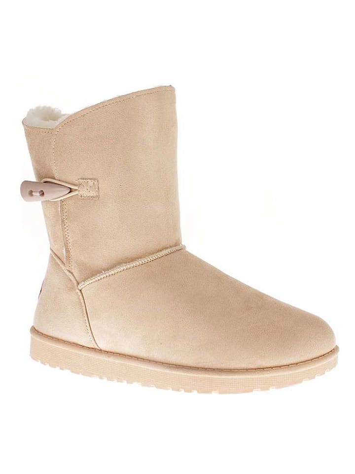 ISLAND BOOT Botki zimowe "Emmy" w kolorze beżowym rozmiar: 36
