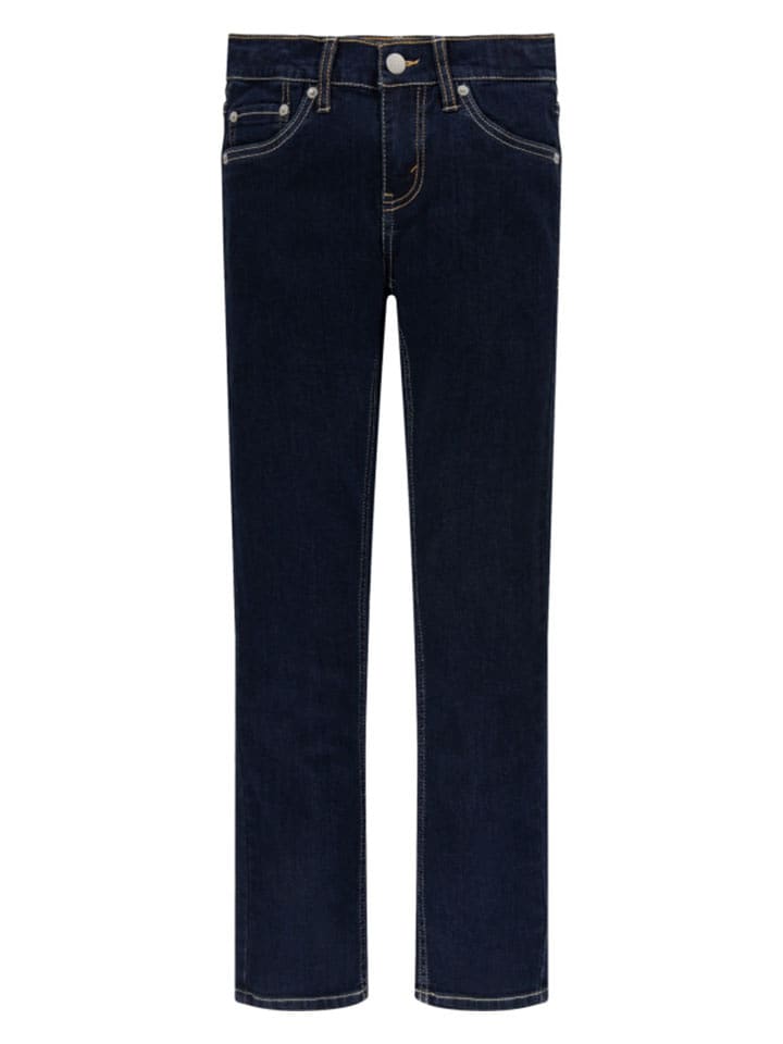 Levi's Kids Dżinsy "510" - Skinny fit - w kolorze granatowym rozmiar: 140