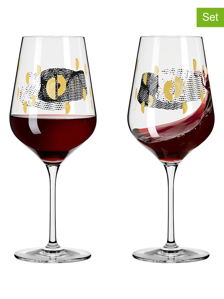 RITZENHOFF Kieliszki (2 szt.) do czerwonego wina - 570 ml rozmiar: onesize