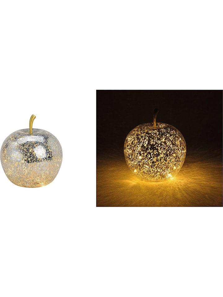 G. Wurm Dekoracja LED w kolorze srebrnym - wys. 17 x Ø 16 cm rozmiar: onesize