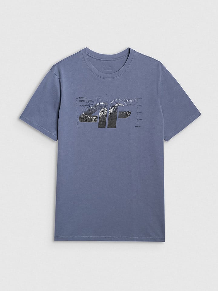 4F Koszulka w kolorze niebieskoszarym rozmiar: L