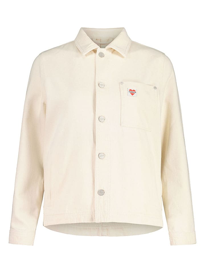 Maloja Kurtka koszulowa "VojakM." w kolorze kremowym rozmiar: S