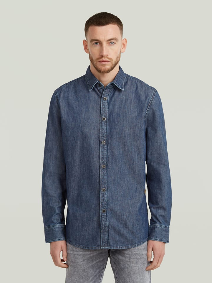 G-Star Koszula dżinsowa - Slim fit - w kolorze niebieskim rozmiar: XL