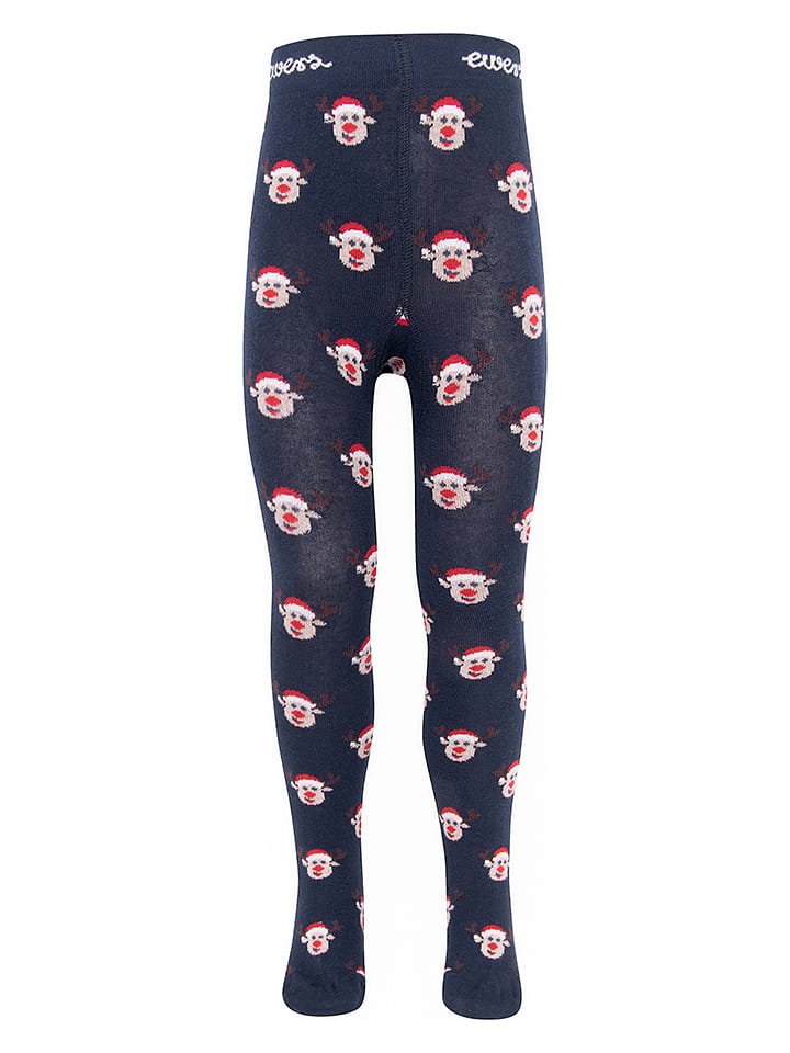 ewers Rajstopy w kolorze granatowym ze wzorem rozmiar: 92