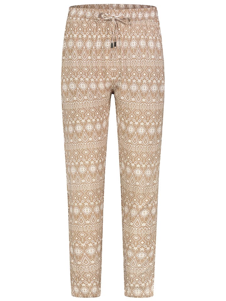 Sublevel Spodnie w kolorze jasnobrązowo-białym rozmiar: XXL