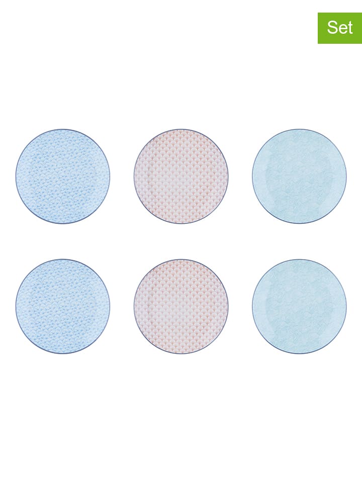 Björn Talerzyki deserowe (6 szt.) w różnych kolorach - Ø 21 cm rozmiar: onesize