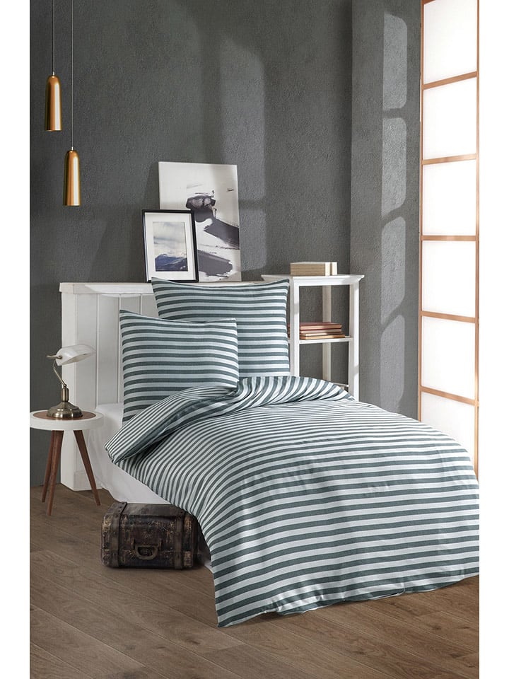 Colourful Cotton Komplet pościeli w kolorze zielonym rozmiar: 140x200 cm