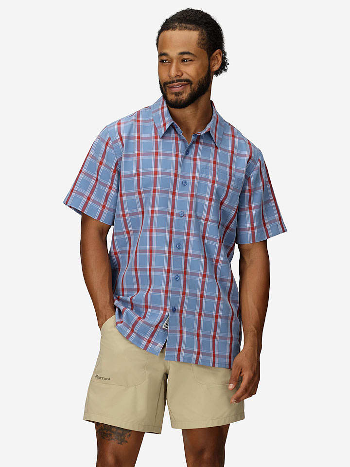 Marmot Koszula "Eldridge Classic" w kolorze błękitnym rozmiar: L