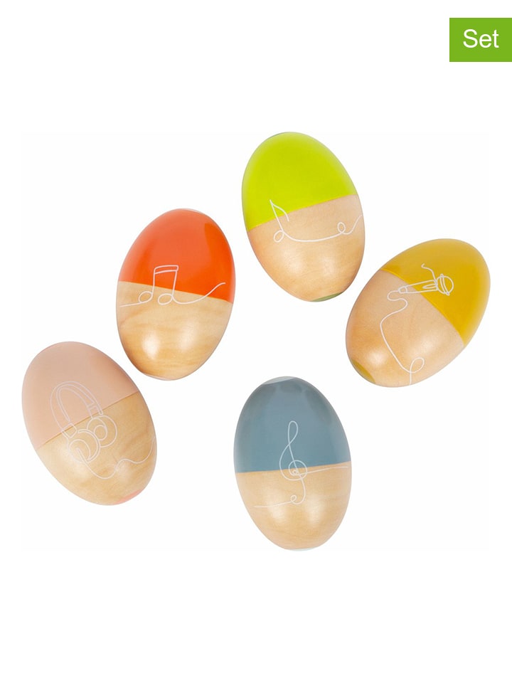 small foot Jajka muzyczne (5 szt.) - 6 m+ rozmiar: onesize