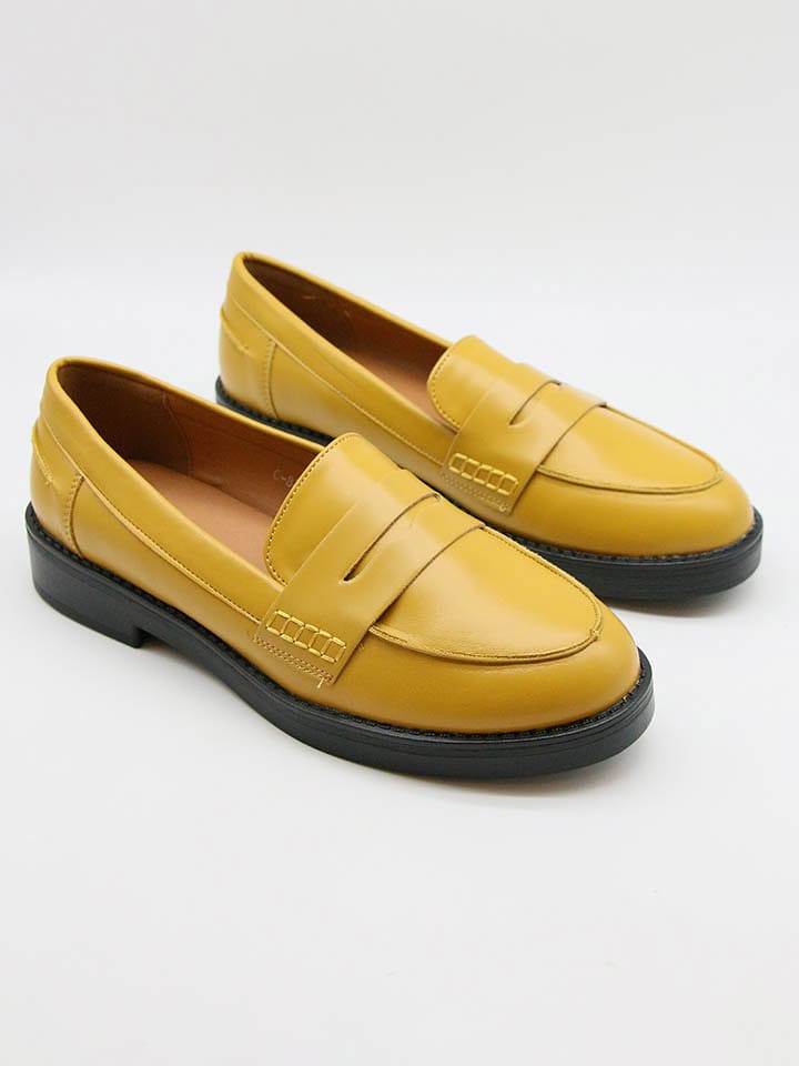 Bellucci Mokasyny w kolorze żółtym rozmiar: 39