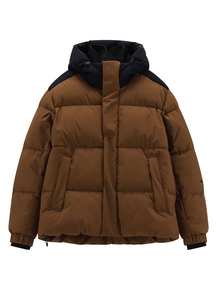 CMP Kurtka zimowa w kolorze jasnobrązowo-czarnym rozmiar: XL