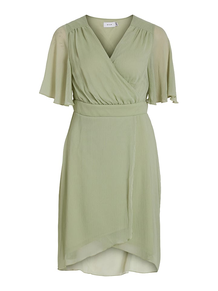 Vila Sukienka w kolorze khaki rozmiar: 38