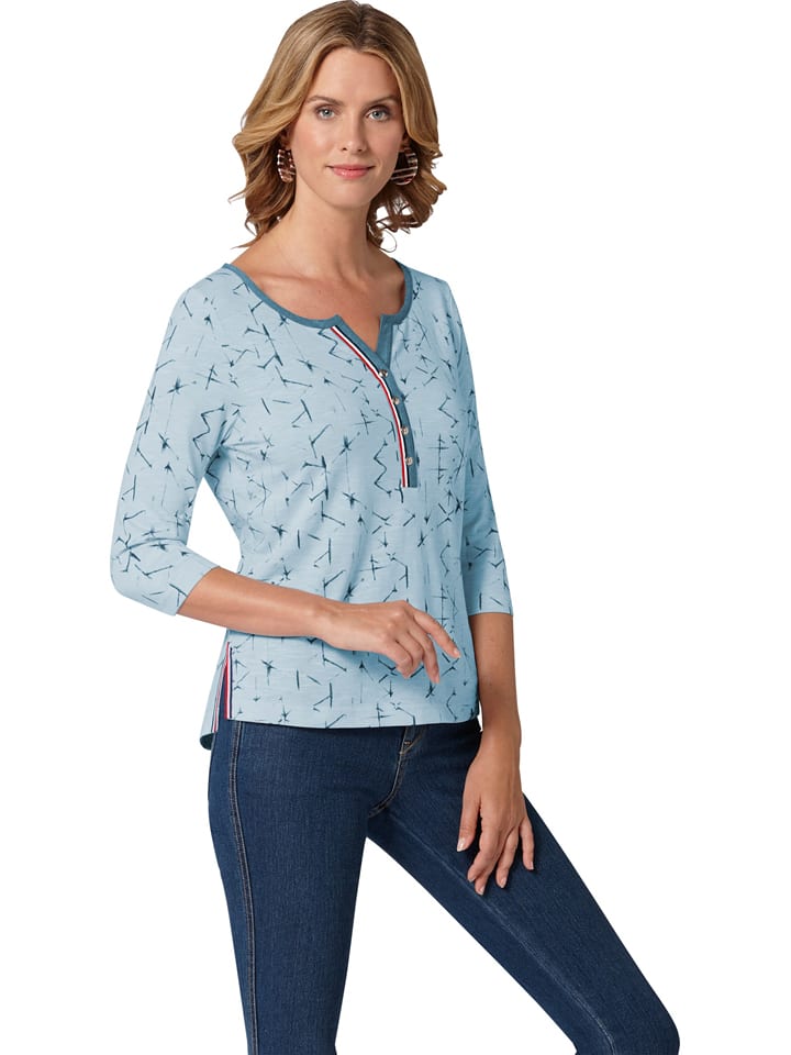 WITT WEIDEN Bluzka w kolorze błękitnym rozmiar: 48