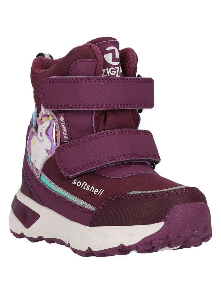 Zigzag Botki zimowe "Hidol" w kolorze fioletowym rozmiar: 29
