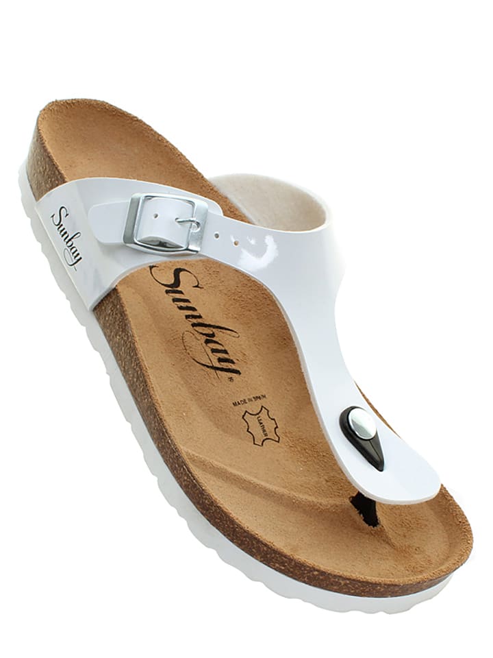 Sunbay Japonki "Camelia" w kolorze białym rozmiar: 37