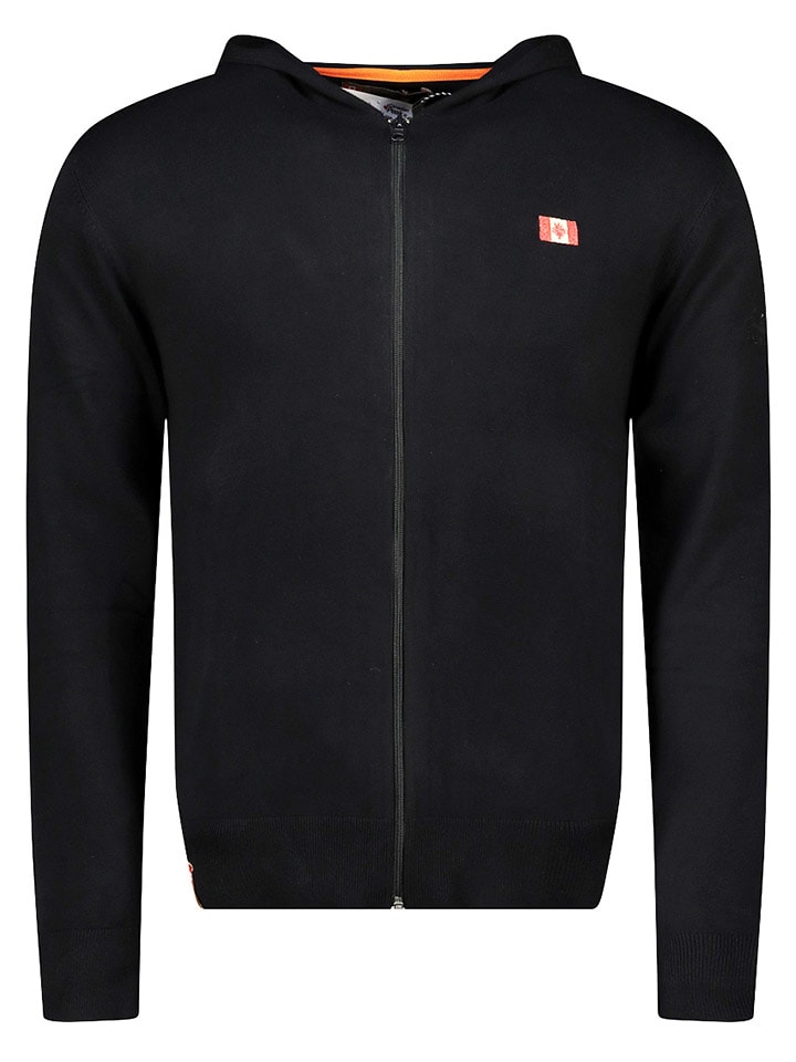 Canadian Peak Kardigan "Felinoodeak" w kolorze czarnym rozmiar: 3XL