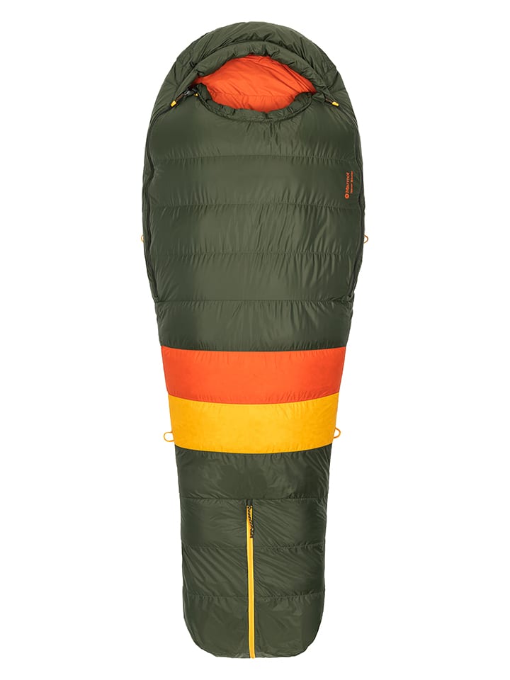 Marmot Puchowy śpiwór "Never Winter" w kolorze khaki - dł. 198 cm rozmiar: onesize