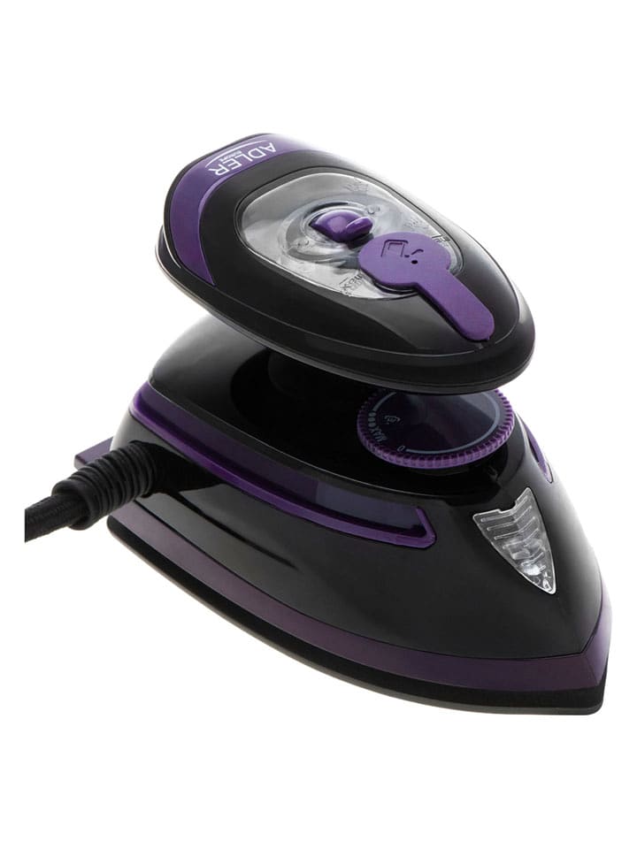 Adler Żelazko podróżne "AD 5049" w kolorze czarno-fioletowym rozmiar: onesize