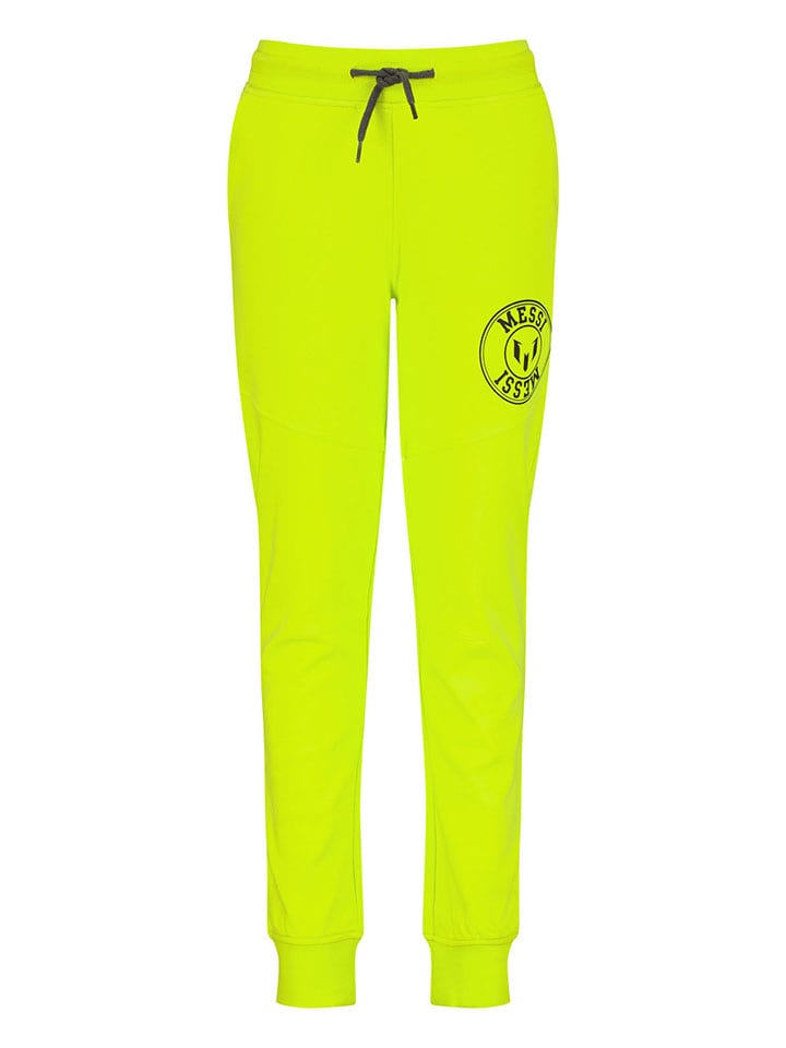 Messi Spodnie dresowe w kolorze żółtym rozmiar: 128