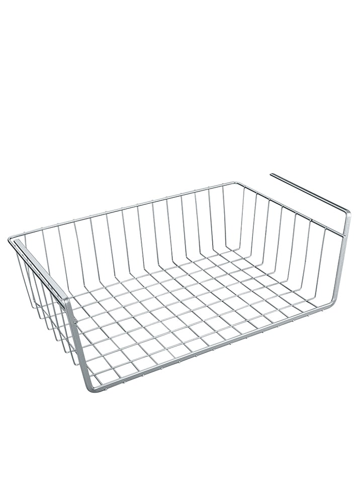 metaltex Koszyk "Kanguro" w kolorze srebrnym do szafki - 40 x 26 x 14 cm rozmiar: onesize