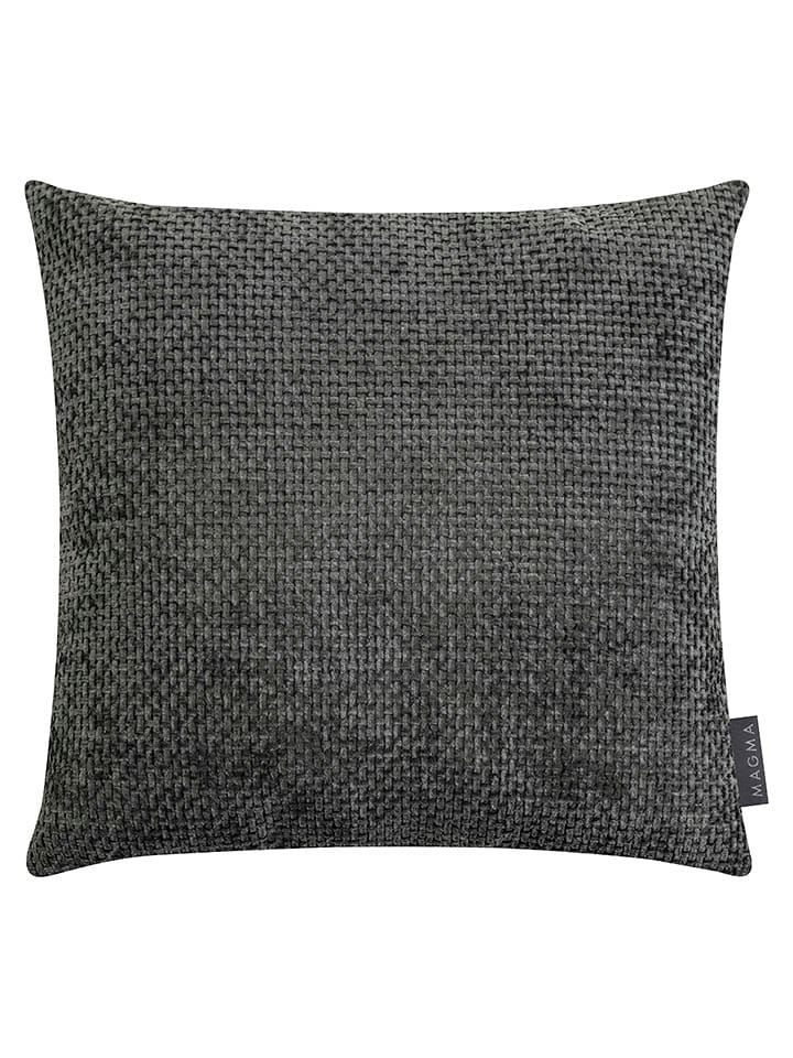 Magma Heimtex Poszewka "Arlo" w kolorze antracytowym na poduszkę - 40 x 40 cm rozmiar: onesize