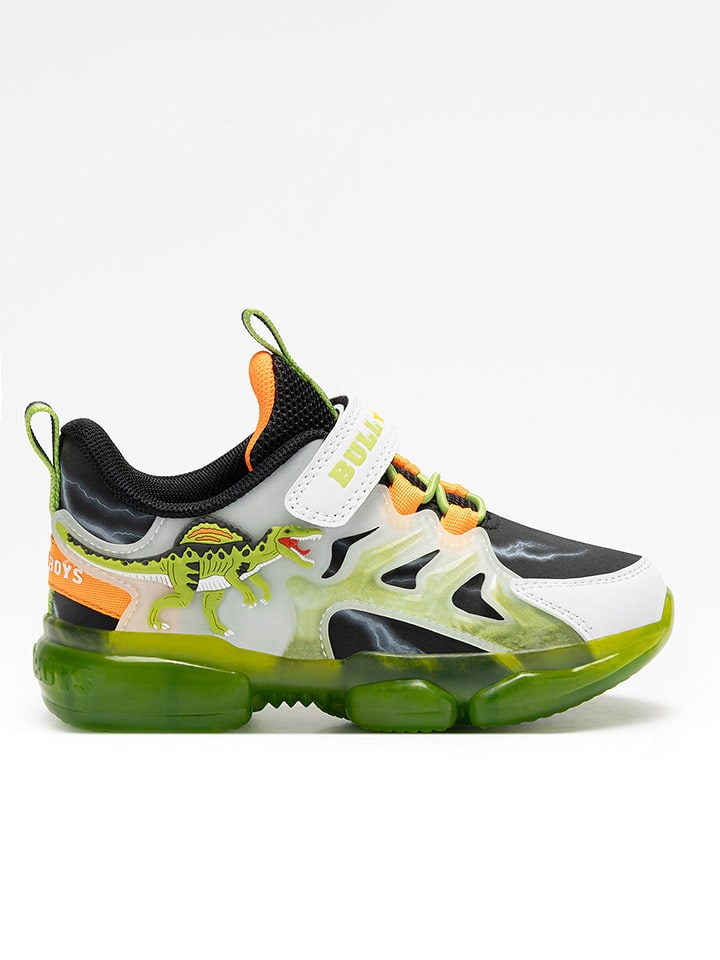 Bull Boys Sneakersy "Spinodsuro" w kolorze zielono-białym rozmiar: 30