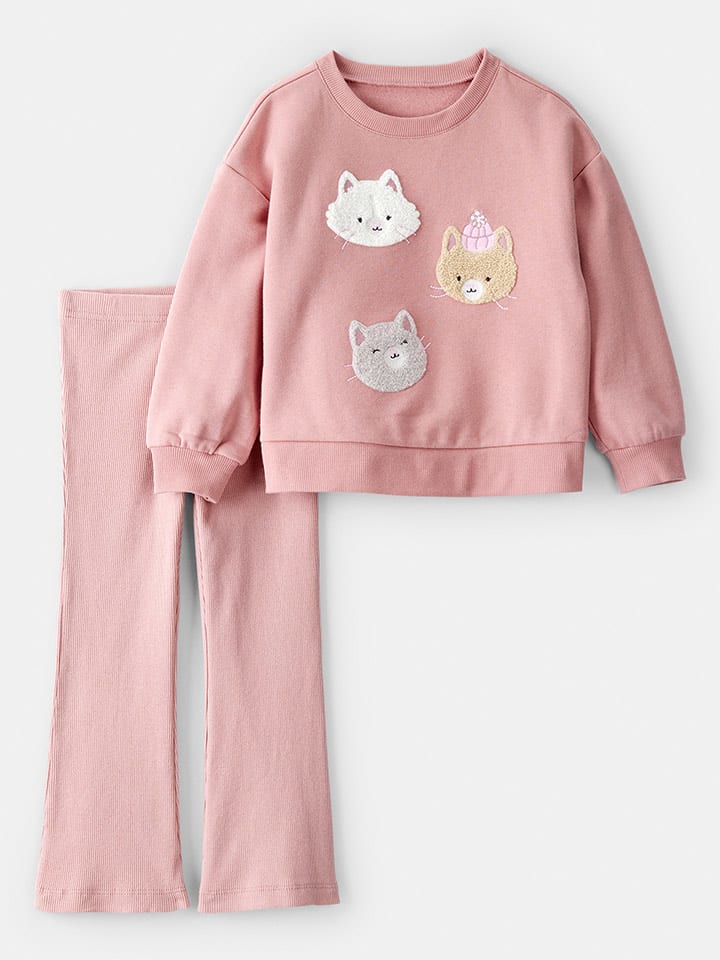 carter's 2-częściowy zestaw w kolorze jasnoróżowym rozmiar: 92