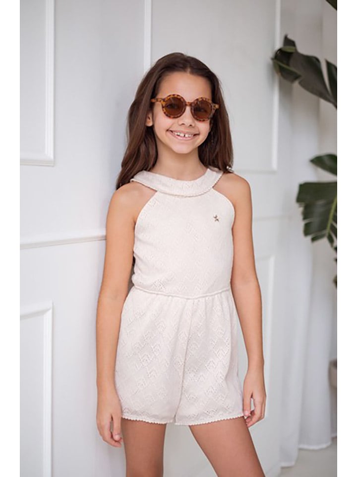 Like Flo Kombinezon "Bobbie" w kolorze kremowym rozmiar: 164