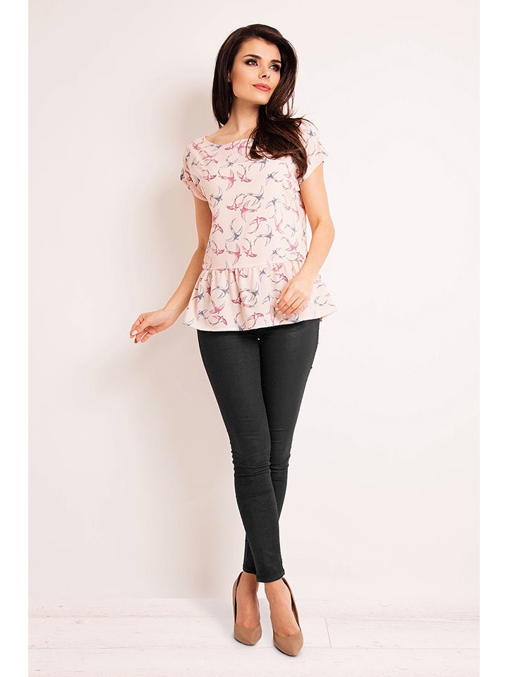 INFINITE YOU Bluzka w kolorze jasnoróżowym rozmiar: XL