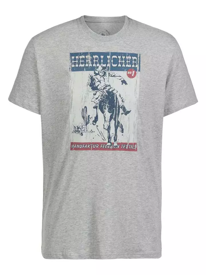 Herrlicher Koszulka w kolorze szarym rozmiar: M