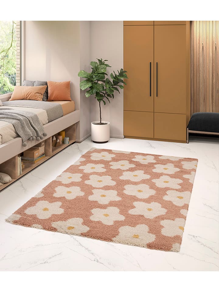 bobochic Dywan "Suzy" w kolorze jasnoróżowym rozmiar: 120x170 cm