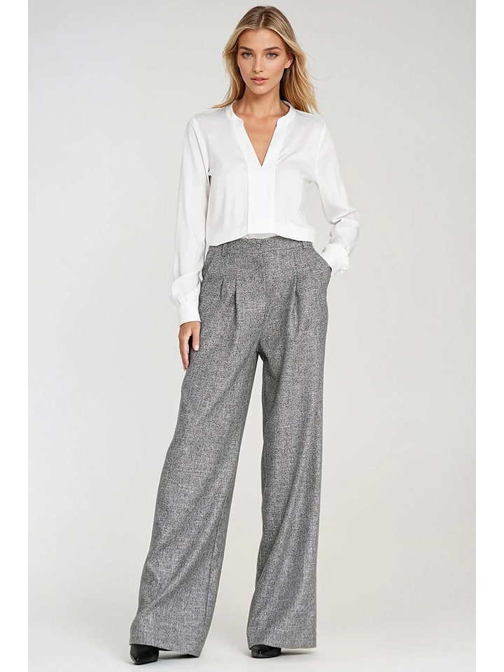 Nife Spodnie w kolorze szarym rozmiar: 38