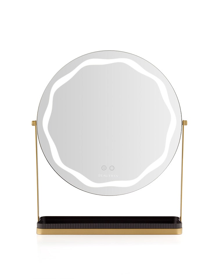 Beautifly Lusterko LED w kolorze złotym - 60 x 52 cm rozmiar: onesize