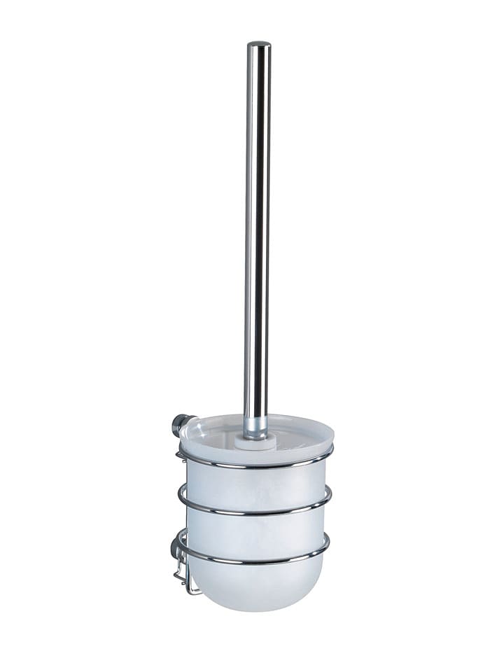 Wenko Zestaw WC "Classic" w kolorze srebrnym - 10 x 37 x 12 cm rozmiar: onesize