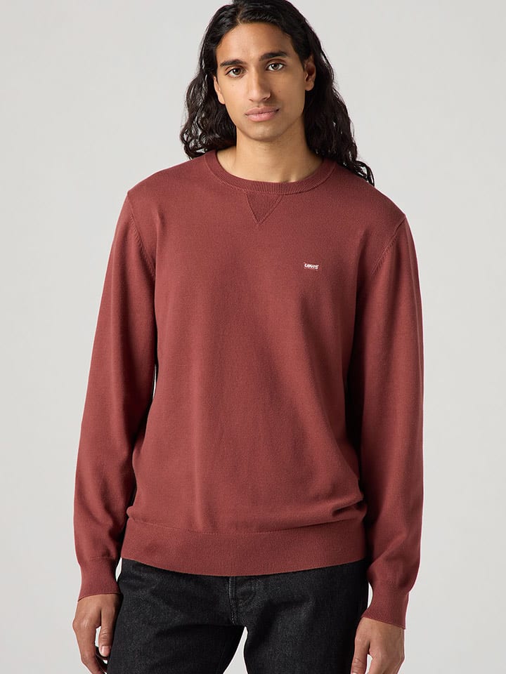 Levi's Sweter w kolorze czerwonym rozmiar: S