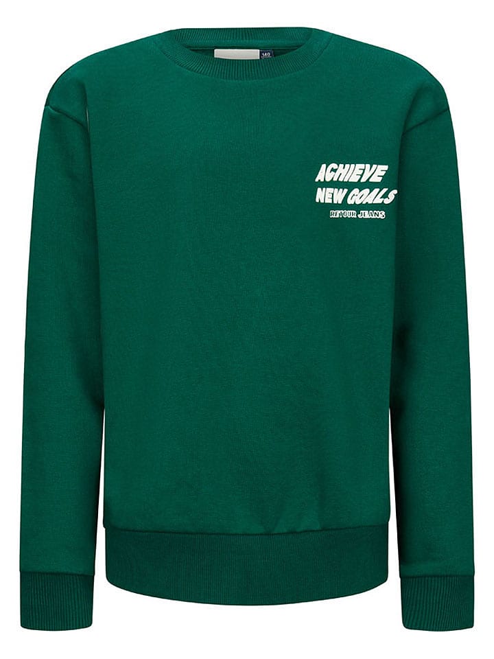 Retour Bluza "Kelto" w kolorze zielonym rozmiar: 158/164