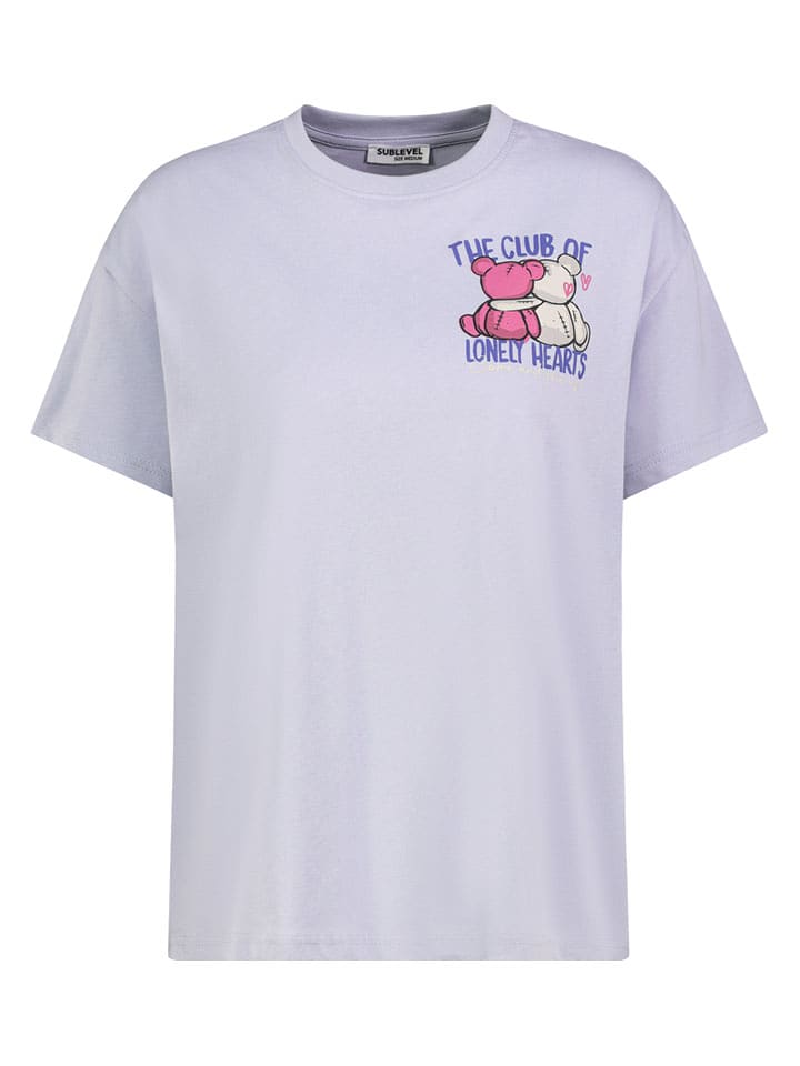 Sublevel Koszulka w kolorze fioletowym rozmiar: XS