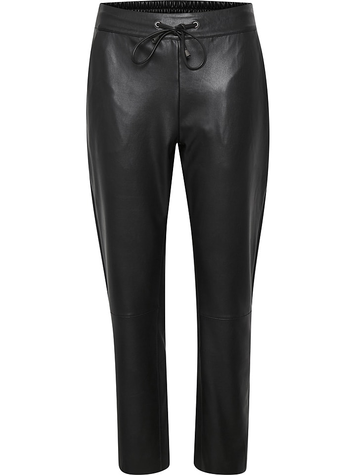 Kaffe Spodnie "Villa" w kolorze czarnym rozmiar: 40