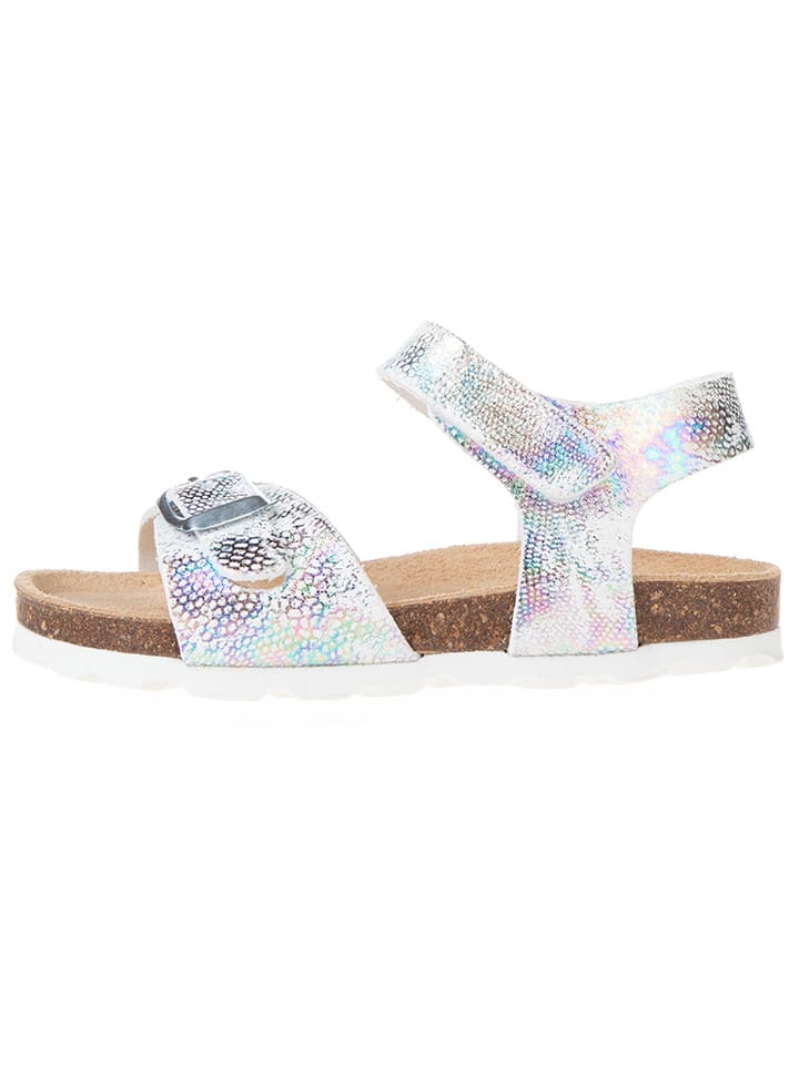 BIO PINGÜIN Sandały w kolorze srebrnym rozmiar: 32